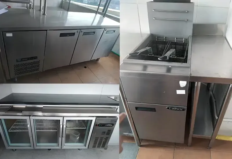 Penggorengan & Meja Eks Resto/Dapur