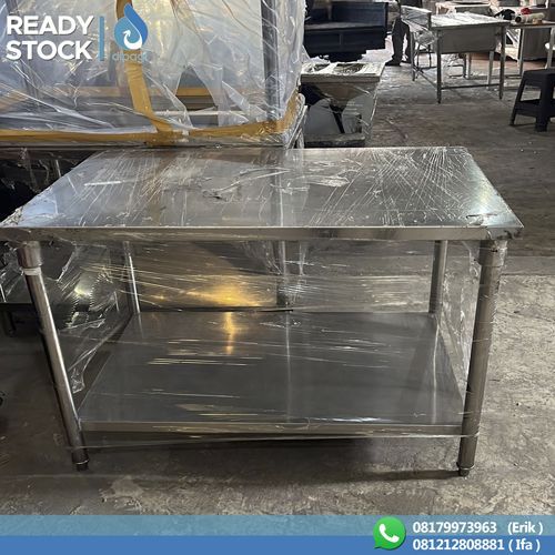Meja Steanlis Bekas Resto Seperti baru Baru